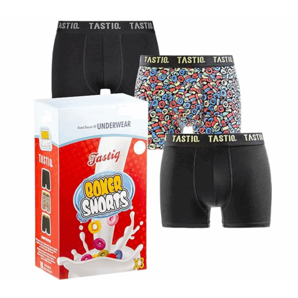 Férfi boxer gabonapelyhes dobozban Tastiq