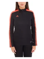 női melegítő felső Adidas Trio fekete-fehér sportfelső