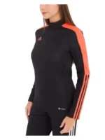 női melegítő felső Adidas Trio fekete-fehér sportfelső