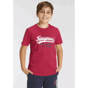 Kangaroos gyerek póló piros