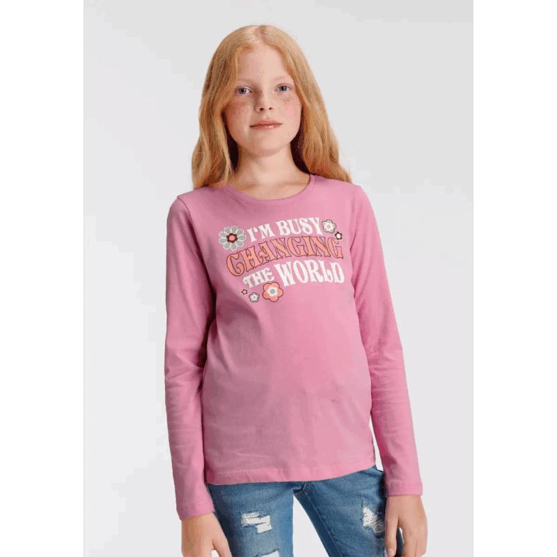 Kislány hosszú ujjú felső Kidsworld