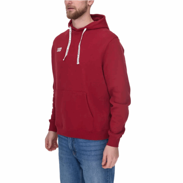 Férfi kapucnis pulóver piros Outfitter