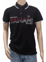 Bruno Banani fekete galléros férfi póló