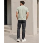 Bruno Banani zöld galléros férfi póló2