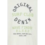 Fehér Denim Surf Club férfi póló