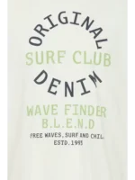 fehér denim surf club férfi póló