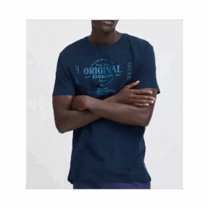 Férfi kék Blend Original Denim póló