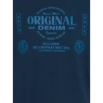 Férfi kék Blend Original Denim póló