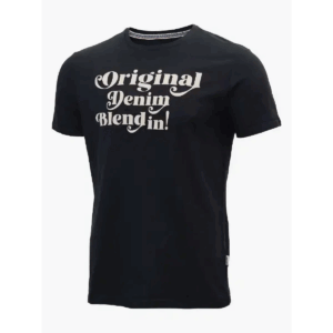 Férfi fekete Blend Original Denim póló