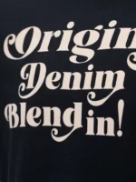 Férfi fekete Blend Original Denim póló