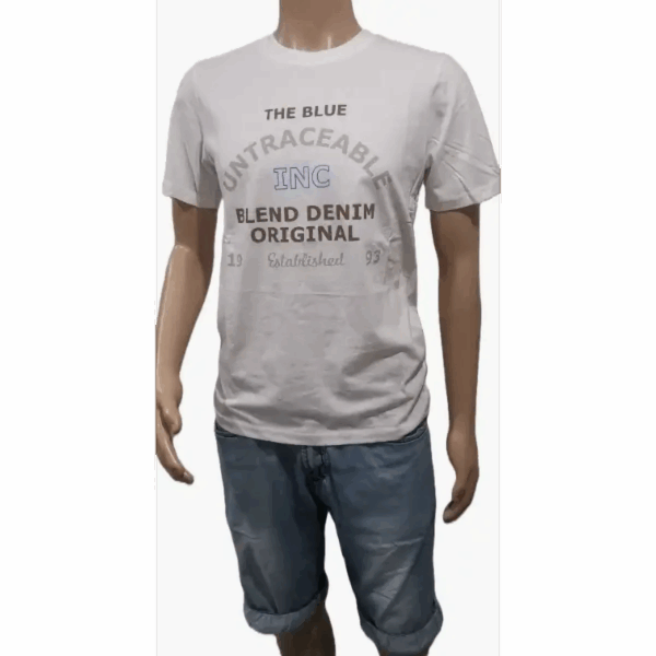 Fehér Blend Inc férfi póló