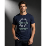 Kék Denim Surf Club férfi póló