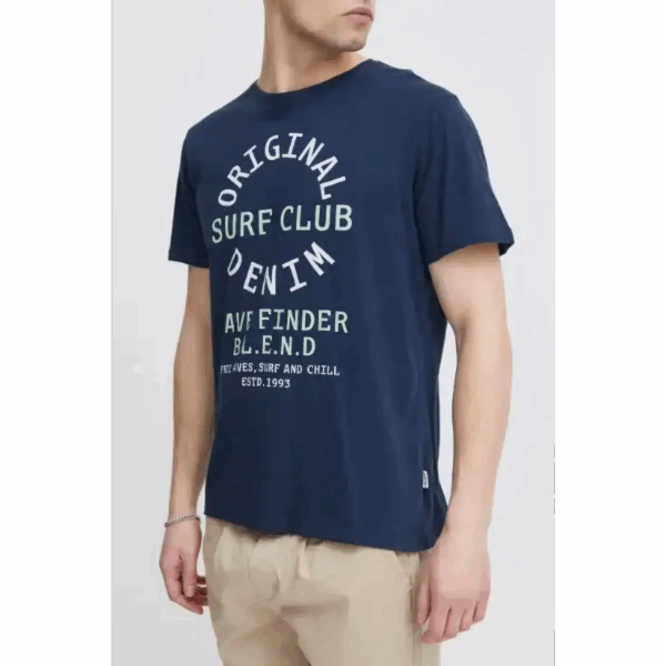 Kék Denim Surf Club férfi póló