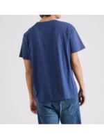 kék denim surf club férfi póló