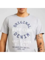 szürke denim surf club férfi póló,