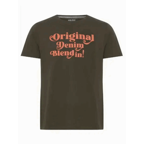 Férfi zöld Blend Original Denim póló