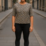Hailys leopárd mintás női felső