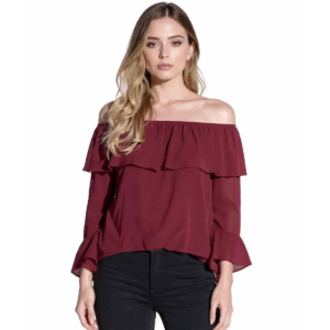 Vestino női blúz váll nélküli kialakítással