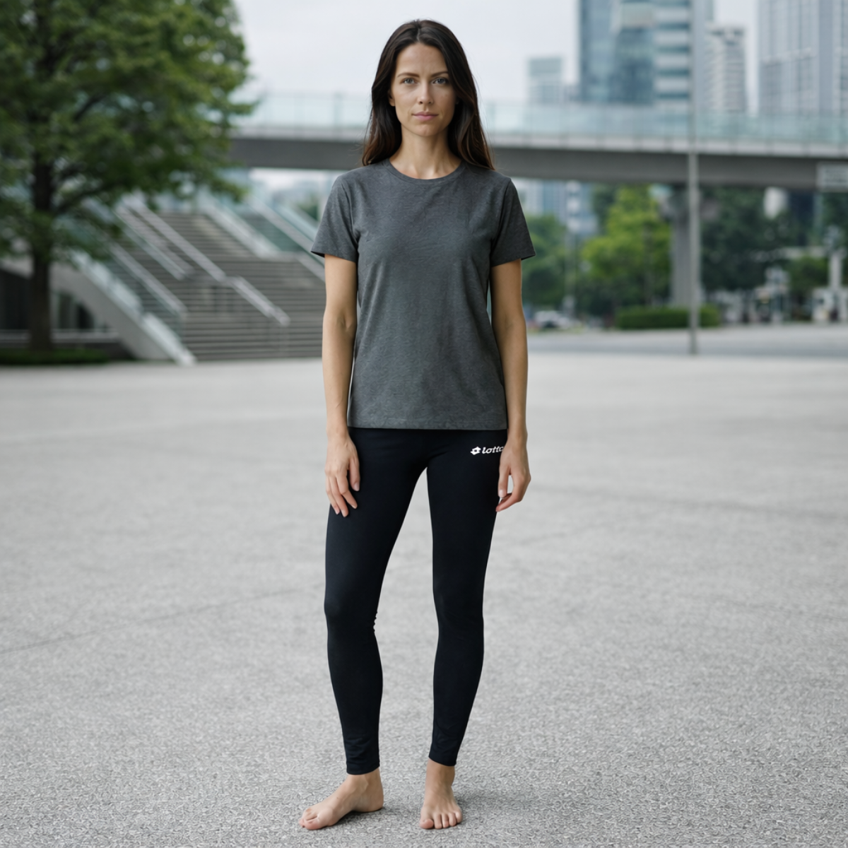 Lotto női leggings fekete színben S-L méretben