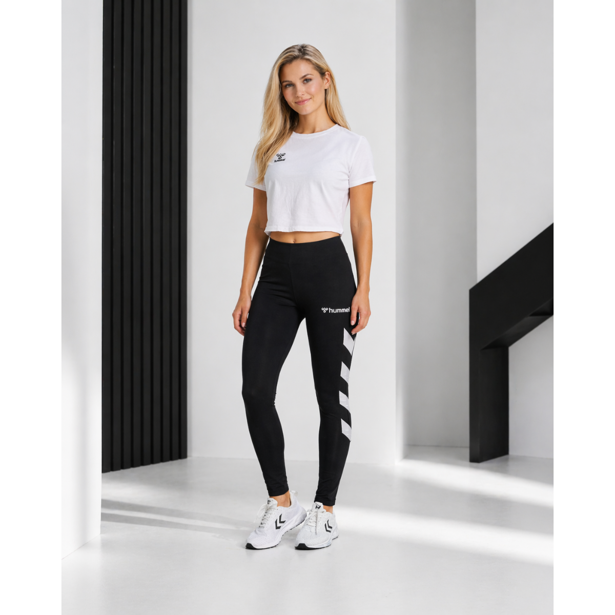 hummel női leggings fekete színben S-L méret